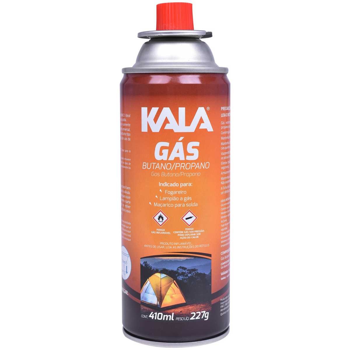 Gás Butano/Propano 410ml  Kala